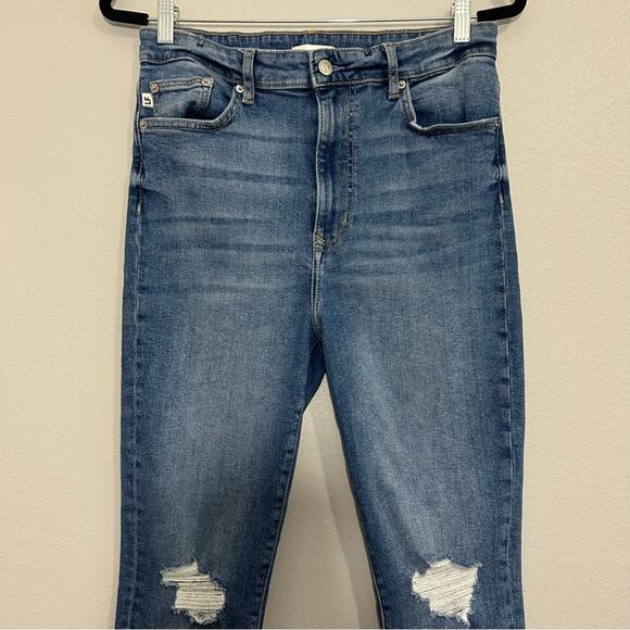Lovers + Friends Mason High Rise Skinny Jeans Madrid Blue Women's Size 30 - Picture 6 of 15